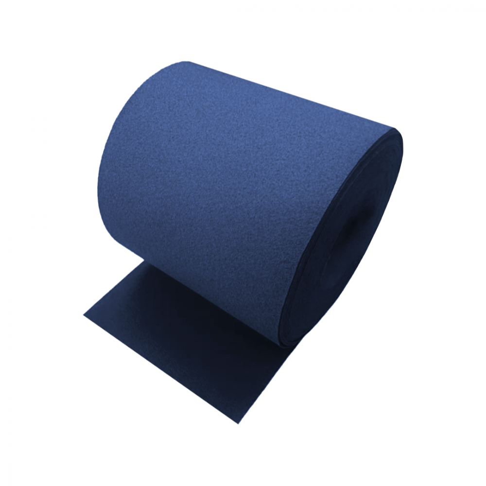 Microfibre Leather Blue Perforated (25m)